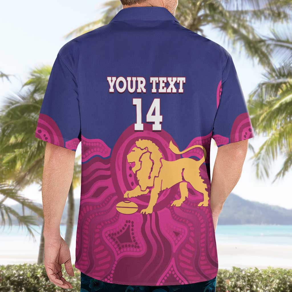 AFL Lions Football Custom Hawaiian Shirt Brisbane Premiers Back To Back Proud - Vibe Hoodie