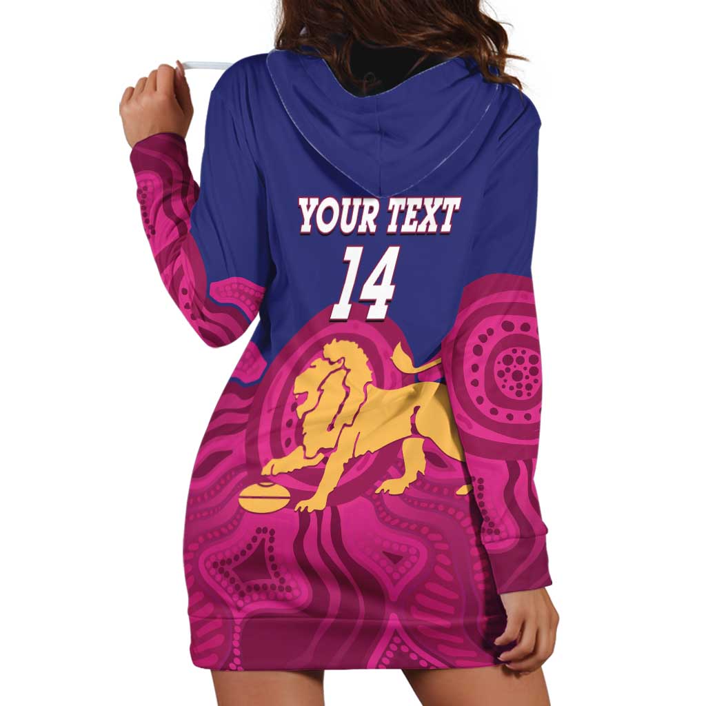 AFL Lions Football Custom Hoodie Dress Brisbane Premiers Back To Back Proud - Vibe Hoodie