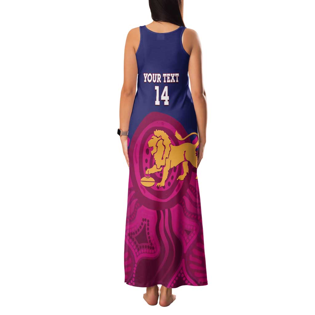 AFL Lions Football Custom Tank Maxi Dress Brisbane Premiers Back To Back Proud - Vibe Hoodie