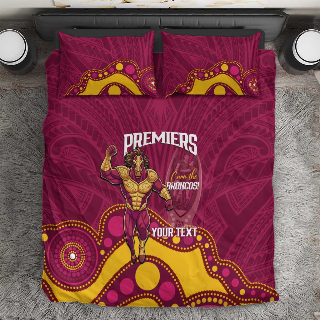 NRL Broncos Rugby Custom Bedding Set Premiers Trophy Carn The Bronx - Vibe Hoodie