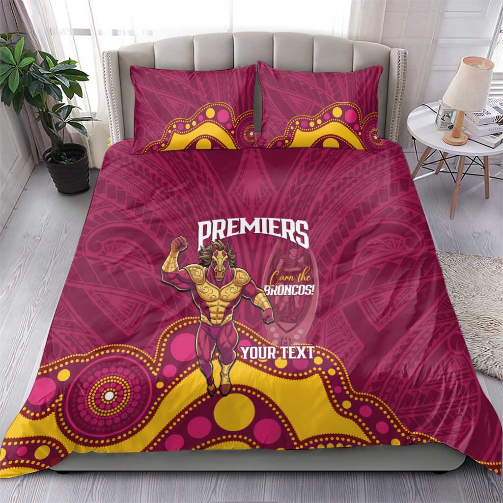 NRL Broncos Rugby Custom Bedding Set Premiers Trophy Carn The Bronx - Vibe Hoodie