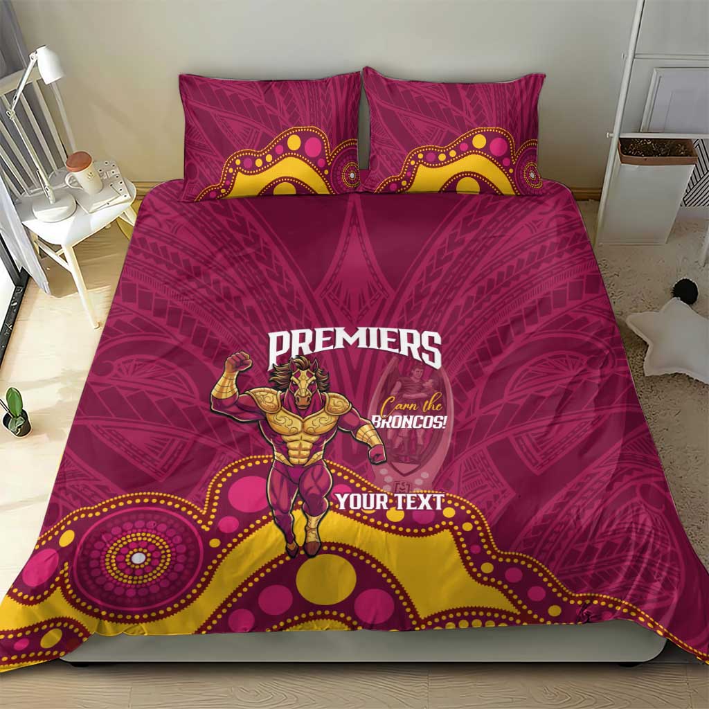NRL Broncos Rugby Custom Bedding Set Premiers Trophy Carn The Bronx - Vibe Hoodie