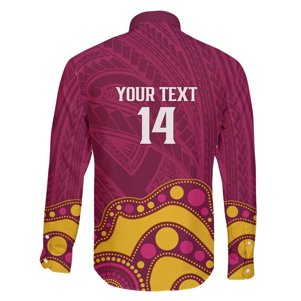 NRL Broncos Rugby Custom Family Matching Off Shoulder Short Dress and Hawaiian Shirt Premiers Trophy Carn The Bronx - Vibe Hoodie