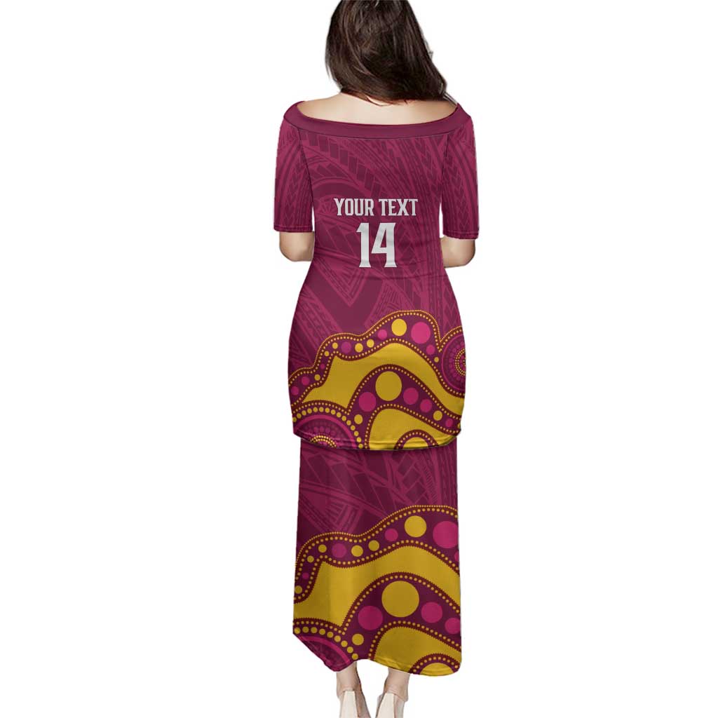 NRL Broncos Rugby Custom Family Matching Puletasi and Hawaiian Shirt Premiers Trophy Carn The Bronx - Vibe Hoodie