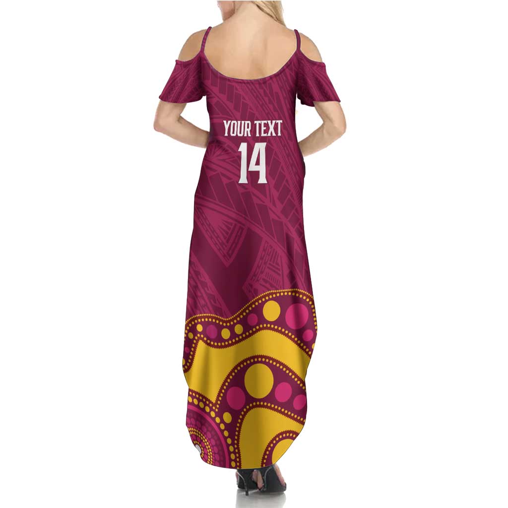 NRL Broncos Rugby Custom Family Matching Summer Maxi Dress and Hawaiian Shirt Premiers Trophy Carn The Bronx - Vibe Hoodie