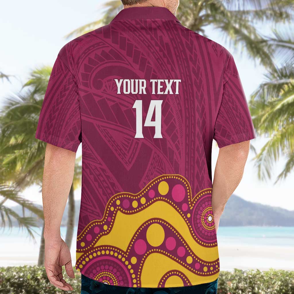 NRL Broncos Rugby Custom Hawaiian Shirt Premiers Trophy Carn The Bronx - Vibe Hoodie