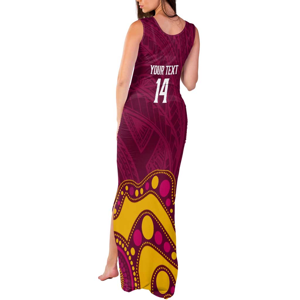 NRL Broncos Rugby Custom Tank Maxi Dress Premiers Trophy Carn The Bronx - Vibe Hoodie