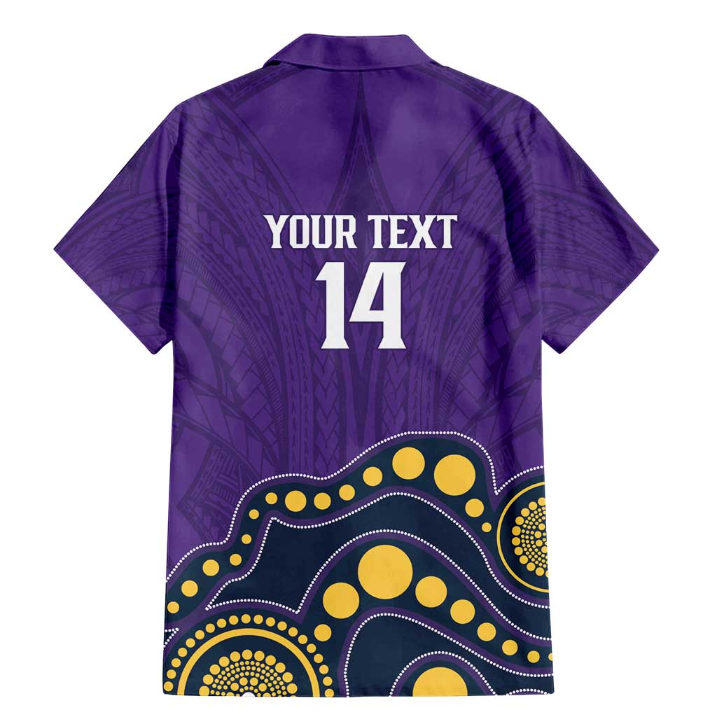 NRL Melbourne Rugby Custom Family Matching Mermaid Dress and Hawaiian Shirt Premiers Trophy Ride The Storm - Vibe Hoodie