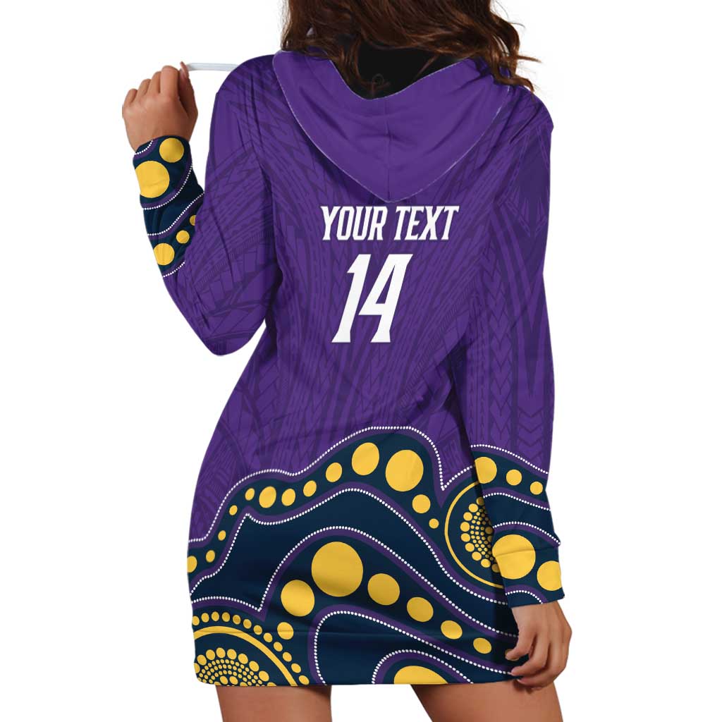 NRL Melbourne Rugby Custom Hoodie Dress Premiers Trophy Ride The Storm - Vibe Hoodie