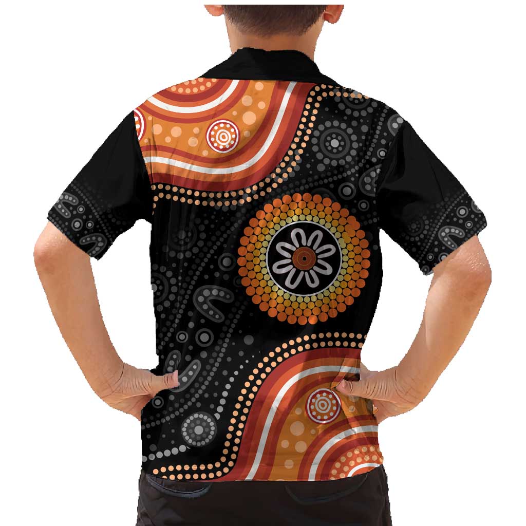 Australia Aboriginal Art Family Matching Mermaid Dress and Hawaiian Shirt Indigenous Proud