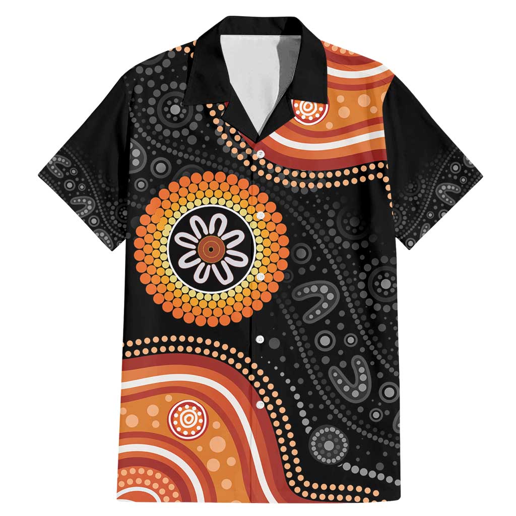 Australia Aboriginal Art Family Matching Mermaid Dress and Hawaiian Shirt Indigenous Proud