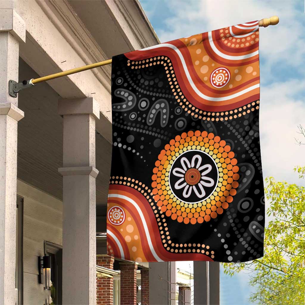 Australia Aboriginal Art Garden Flag Indigenous Proud - Vibe Hoodie Shop