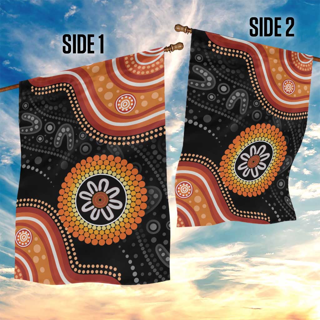 Australia Aboriginal Art Garden Flag Indigenous Proud - Vibe Hoodie Shop