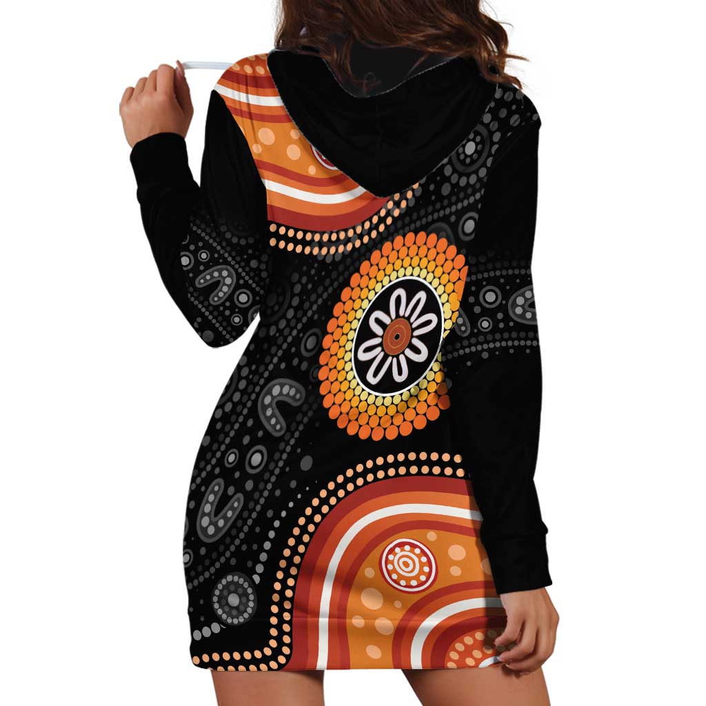 Australia Aboriginal Art Hoodie Dress Indigenous Proud - Vibe Hoodie Shop