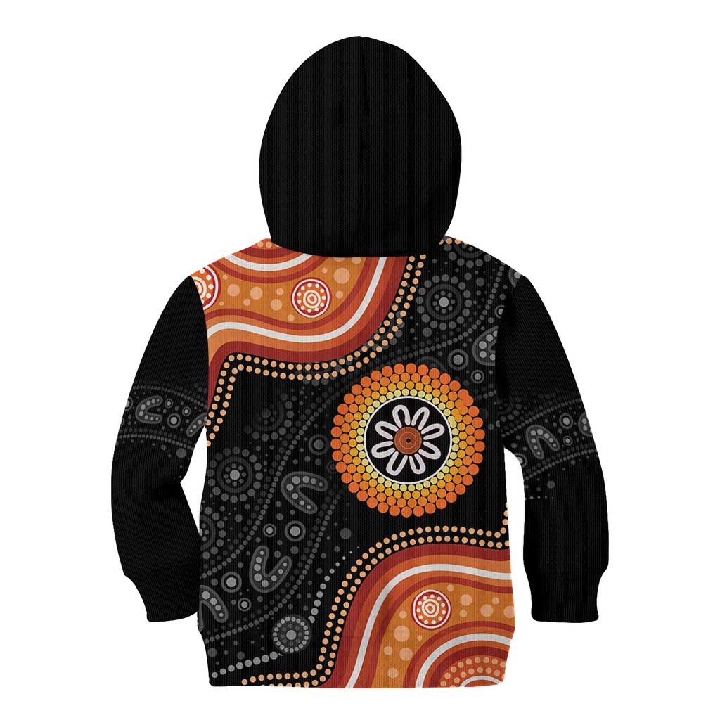 Australia Aboriginal Art Kid Hoodie Indigenous Proud - Vibe Hoodie Shop