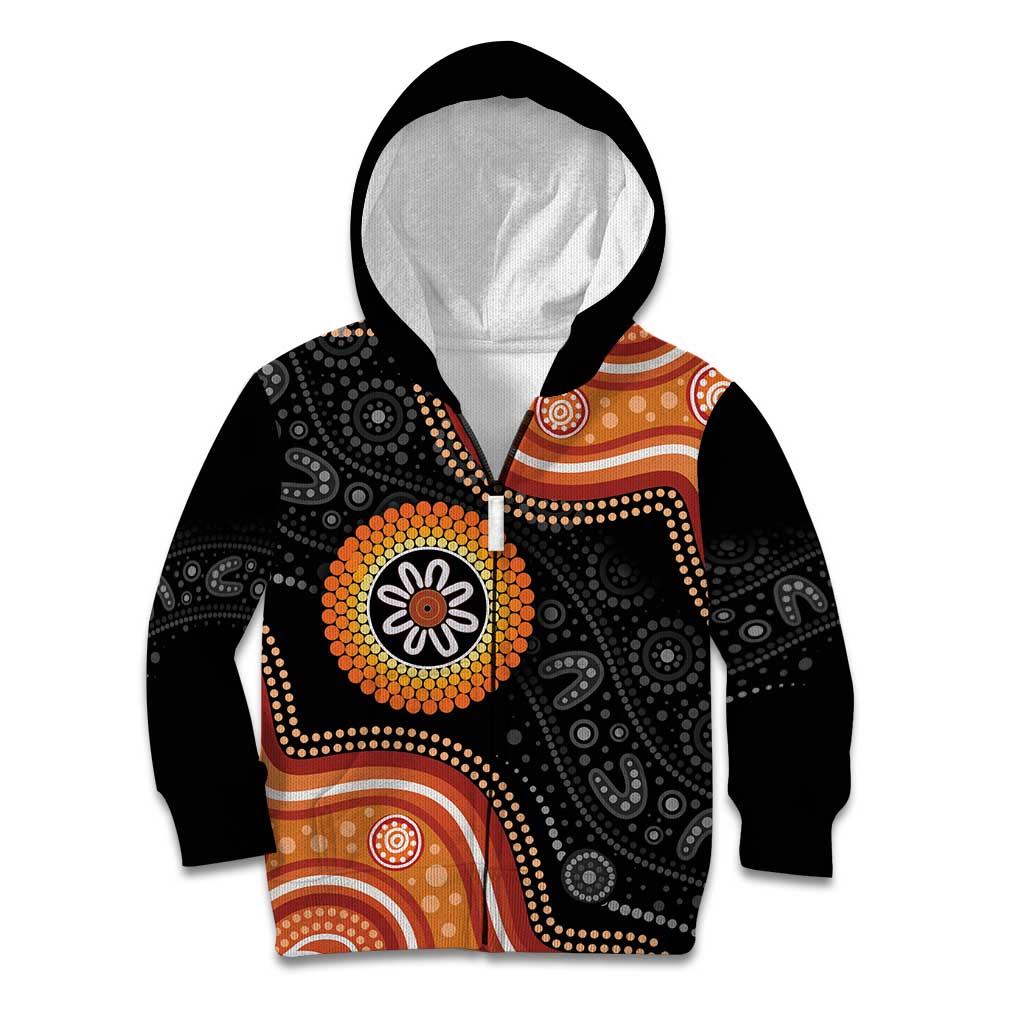 Australia Aboriginal Art Kid Hoodie Indigenous Proud - Vibe Hoodie Shop