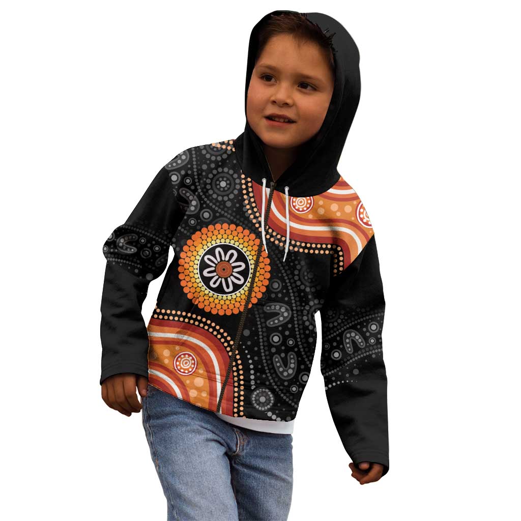 Australia Aboriginal Art Kid Hoodie Indigenous Proud - Vibe Hoodie Shop