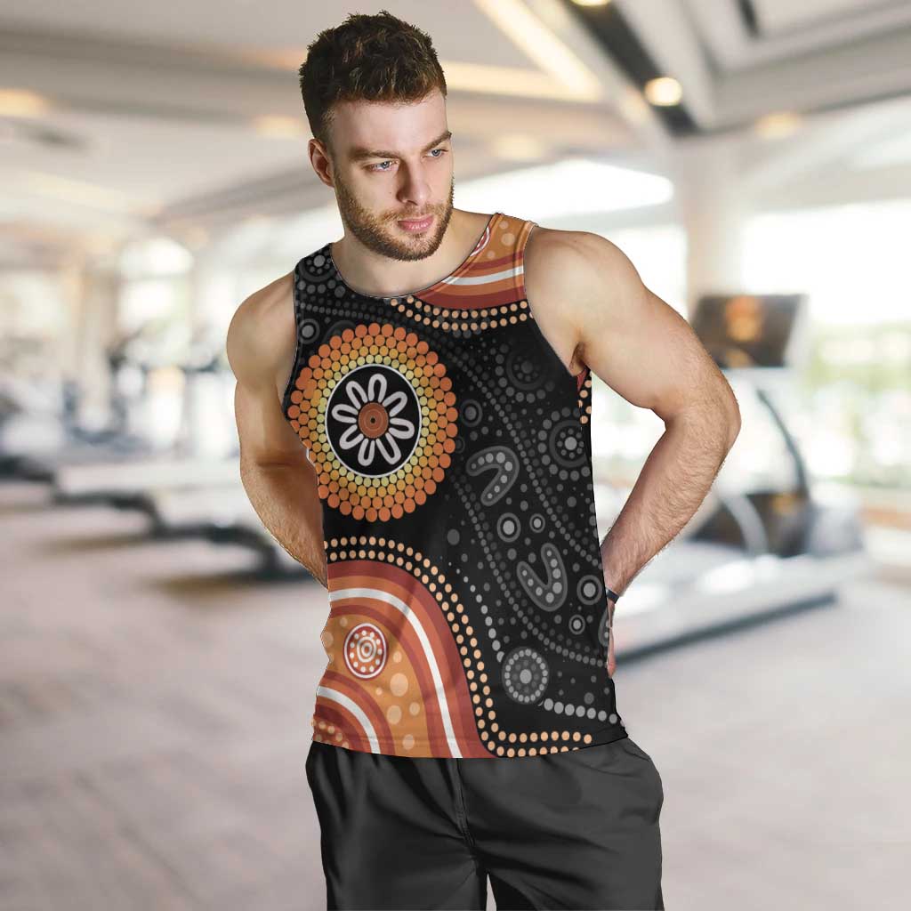 Australia Aboriginal Art Men Tank Top Indigenous Proud - Vibe Hoodie Shop