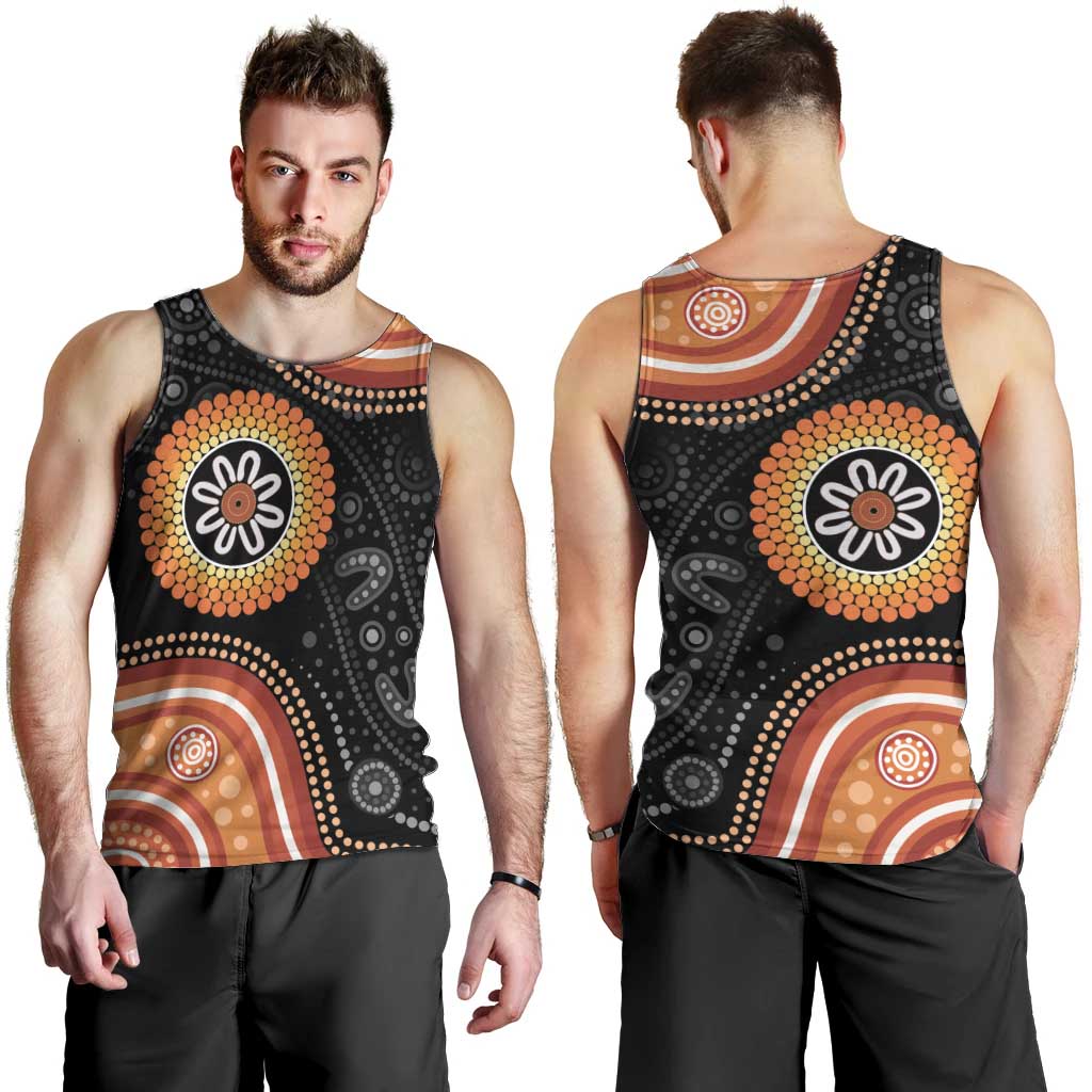 Australia Aboriginal Art Men Tank Top Indigenous Proud - Vibe Hoodie Shop