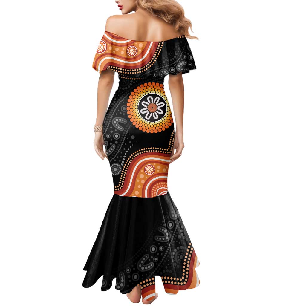 Australia Aboriginal Art Mermaid Dress Indigenous Proud