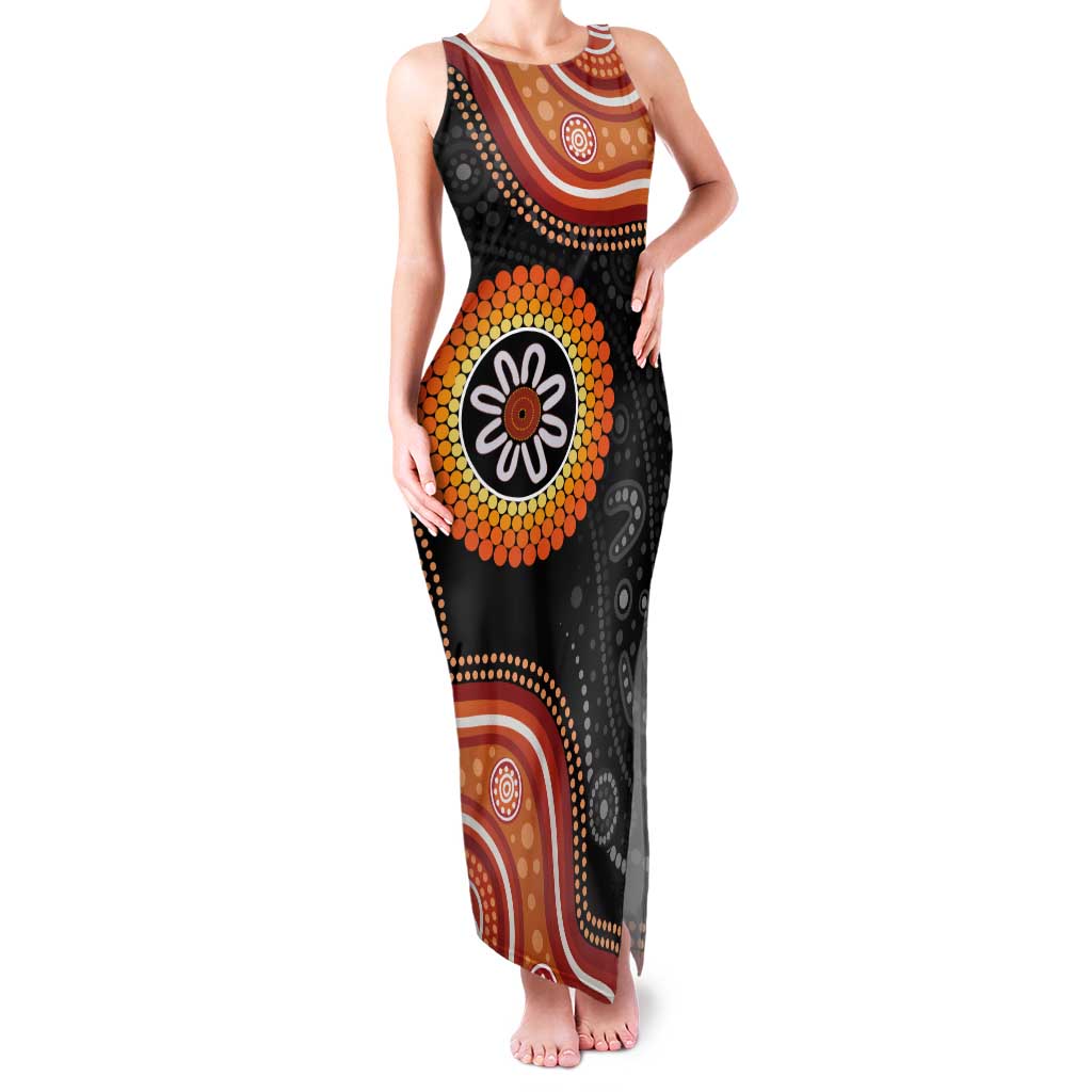 Australia Aboriginal Art Tank Maxi Dress Indigenous Proud