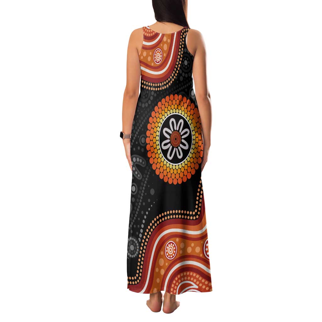 Australia Aboriginal Art Tank Maxi Dress Indigenous Proud