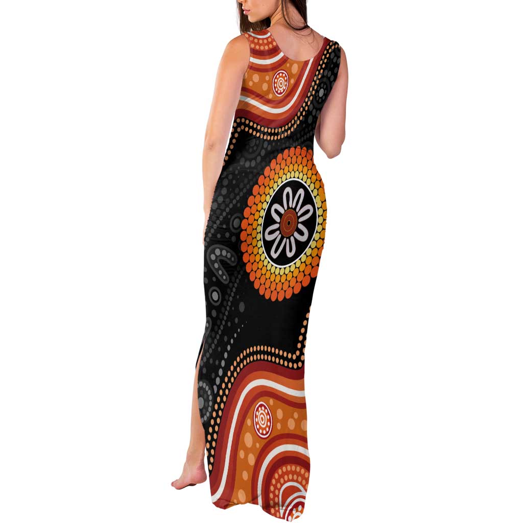 Australia Aboriginal Art Tank Maxi Dress Indigenous Proud