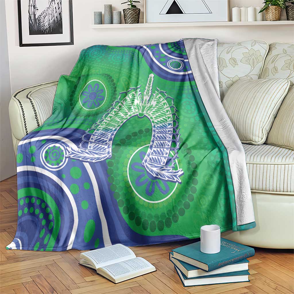 Australia Torres Strait Islanders Blanket Dhari Aboriginal Pattern - Vibe Hoodie Shop