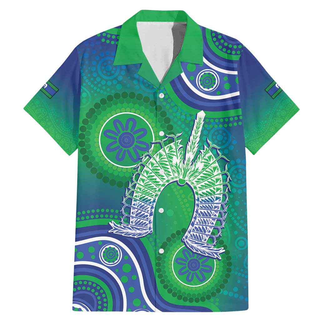 Australia Torres Strait Islanders Family Matching Mermaid Dress and Hawaiian Shirt Dhari Aboriginal Pattern