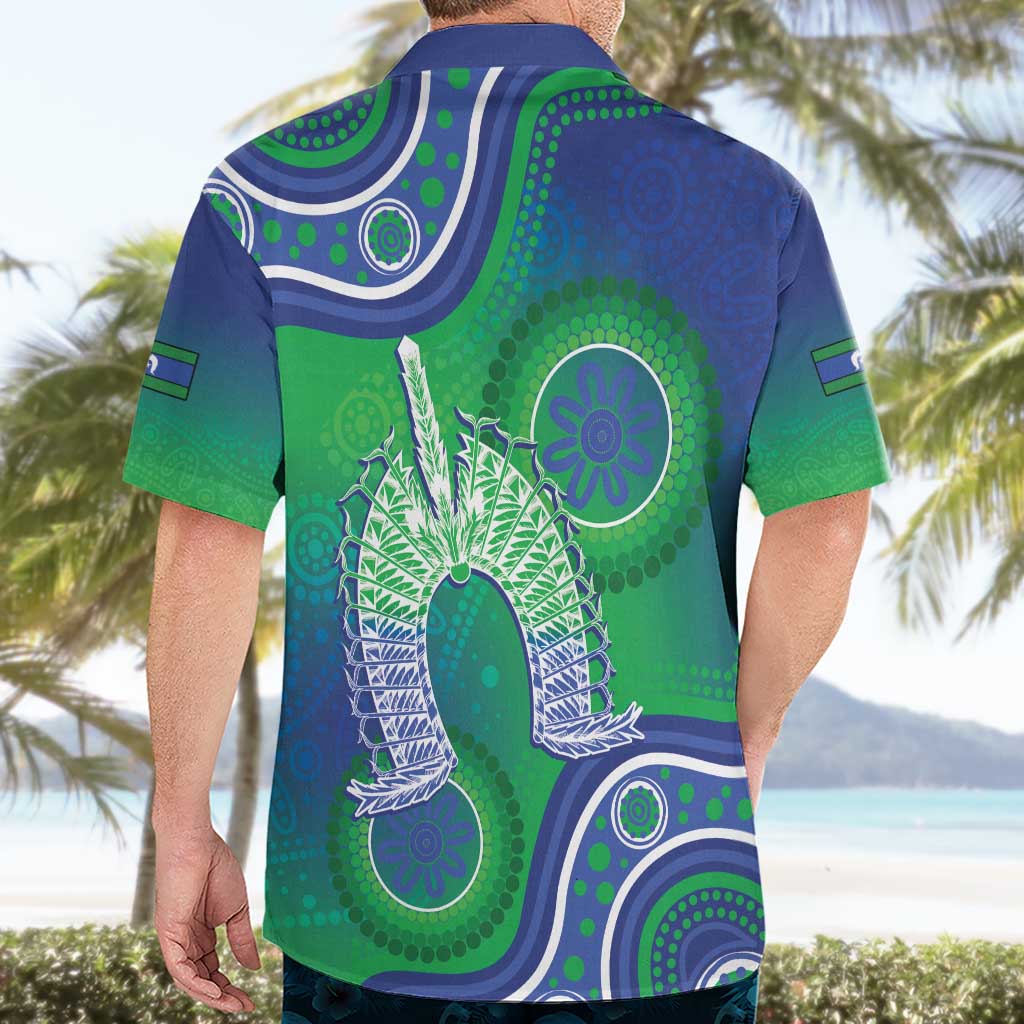 Australia Torres Strait Islanders Hawaiian Shirt Dhari Aboriginal Pattern - Vibe Hoodie Shop