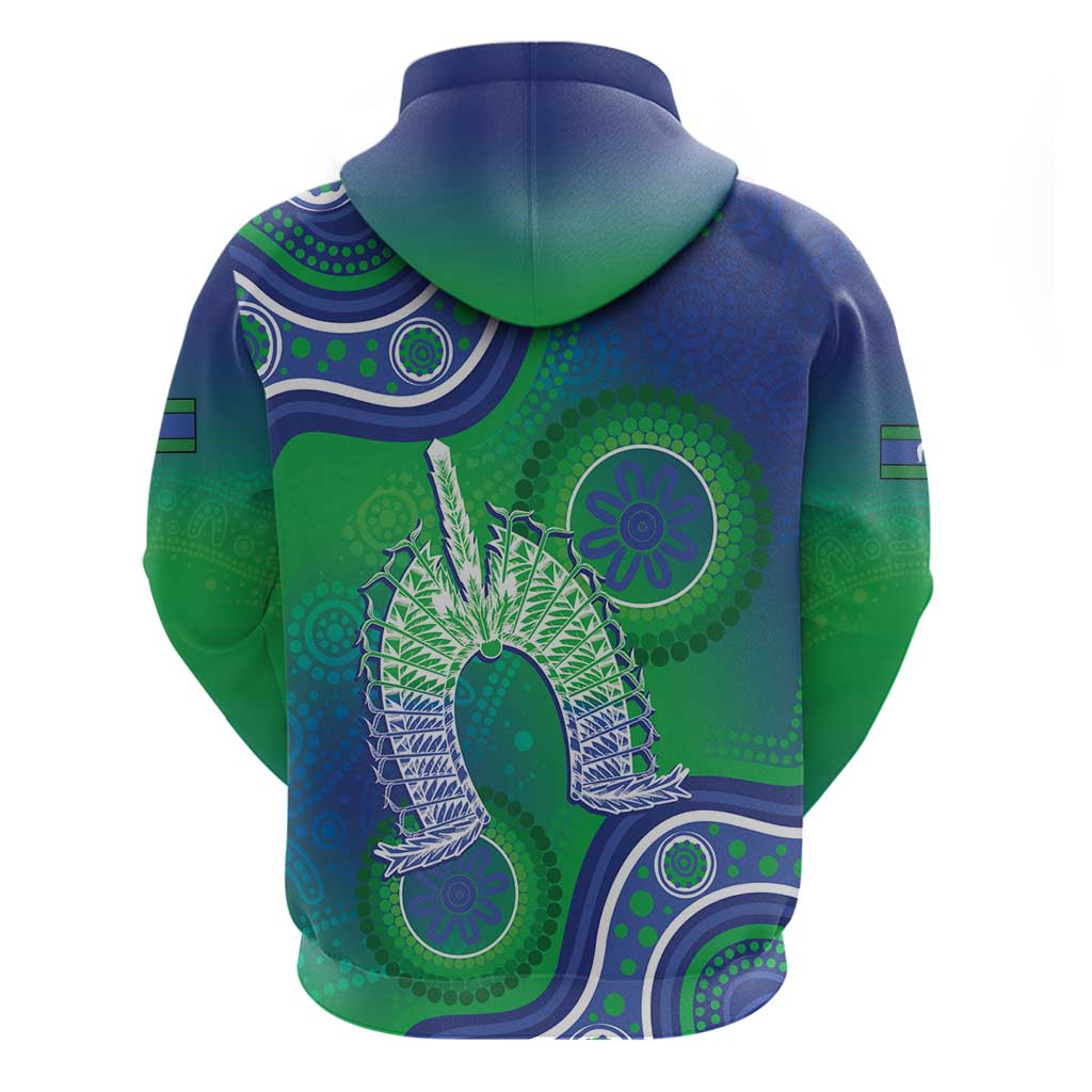 Australia Torres Strait Islanders Hoodie Dhari Aboriginal Pattern - Vibe Hoodie Shop