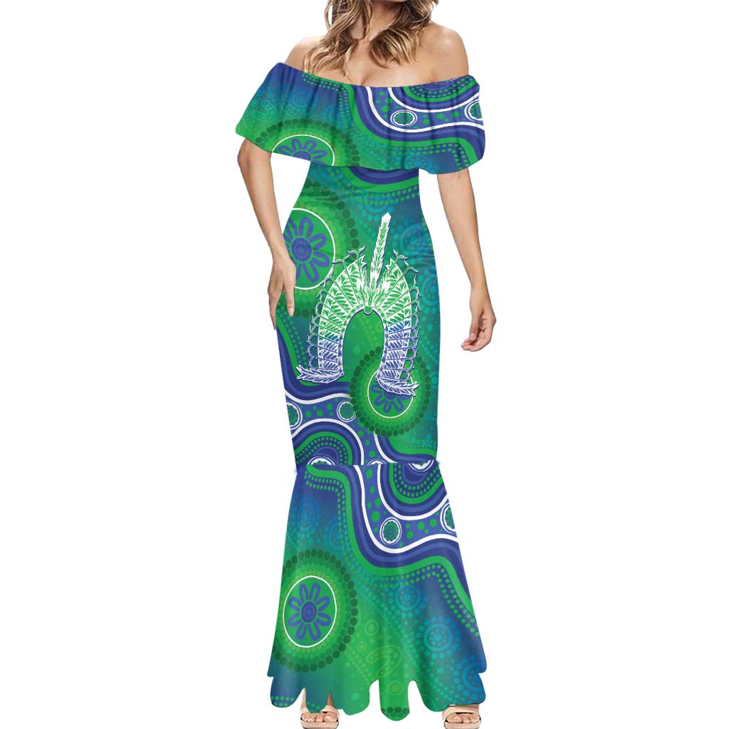 Australia Torres Strait Islanders Mermaid Dress Dhari Aboriginal Pattern