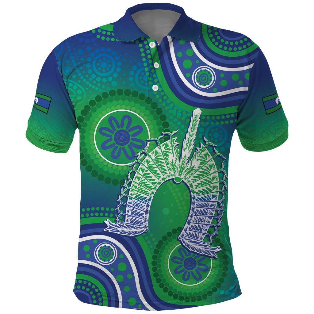 Australia Torres Strait Islanders Polo Shirt Dhari Aboriginal Pattern - Vibe Hoodie Shop