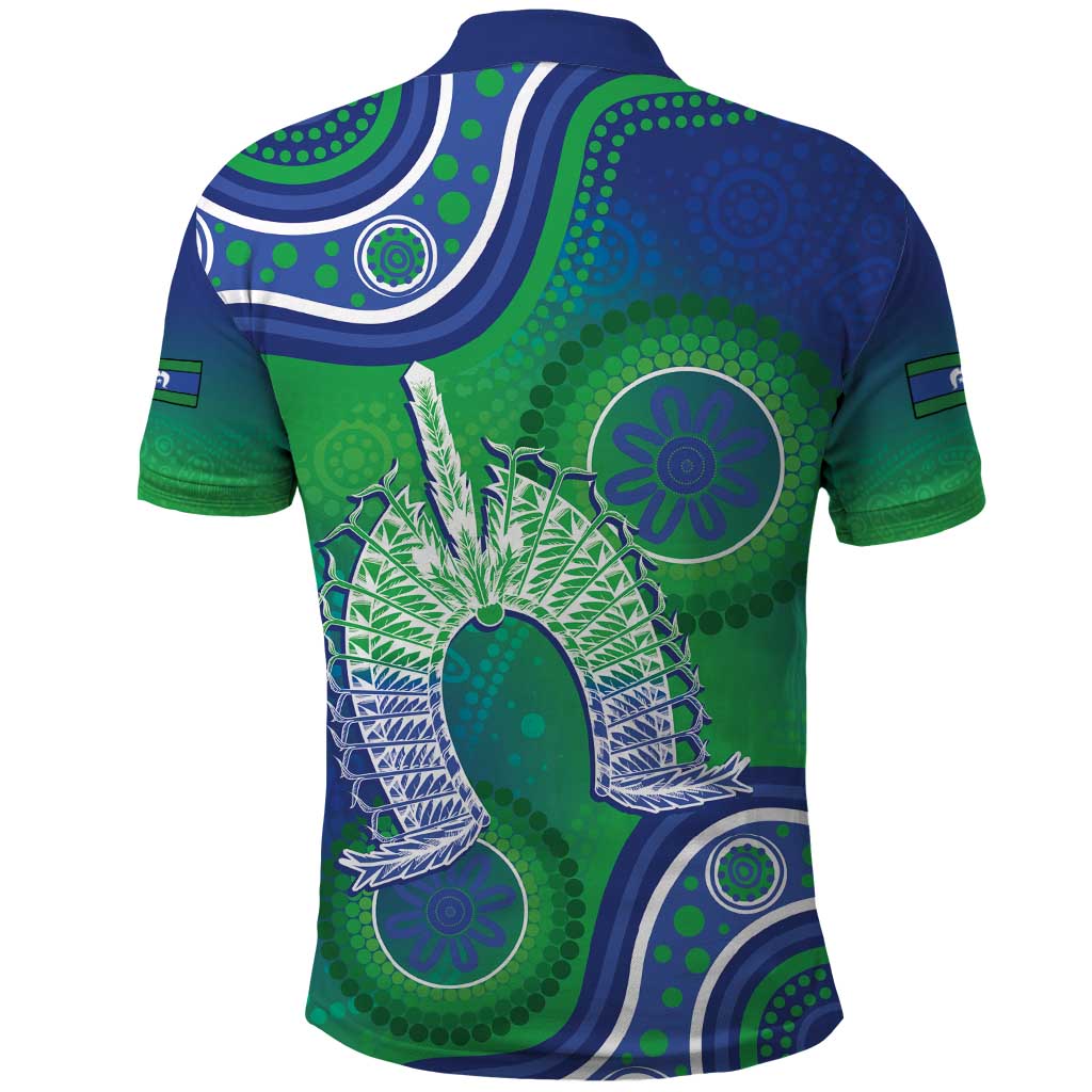 Australia Torres Strait Islanders Polo Shirt Dhari Aboriginal Pattern - Vibe Hoodie Shop