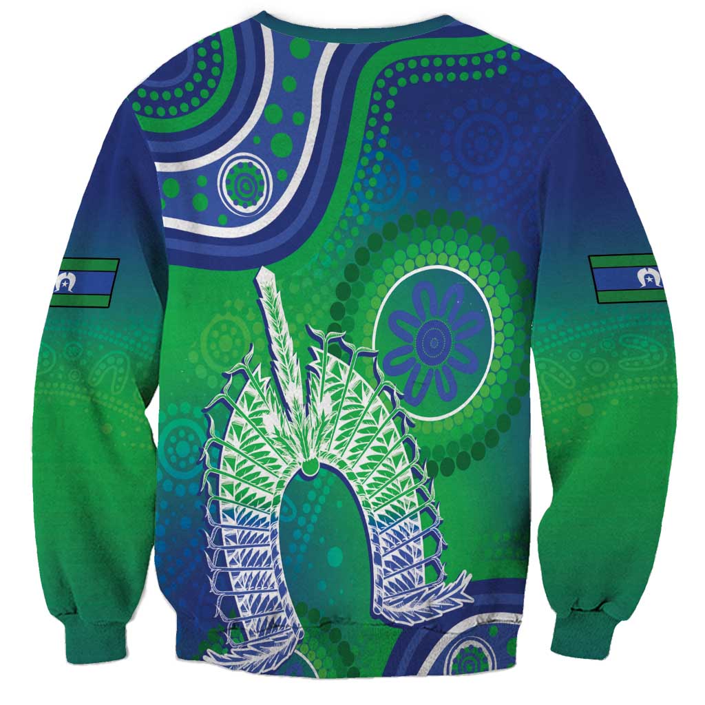 Australia Torres Strait Islanders Sweatshirt Dhari Aboriginal Pattern - Vibe Hoodie Shop