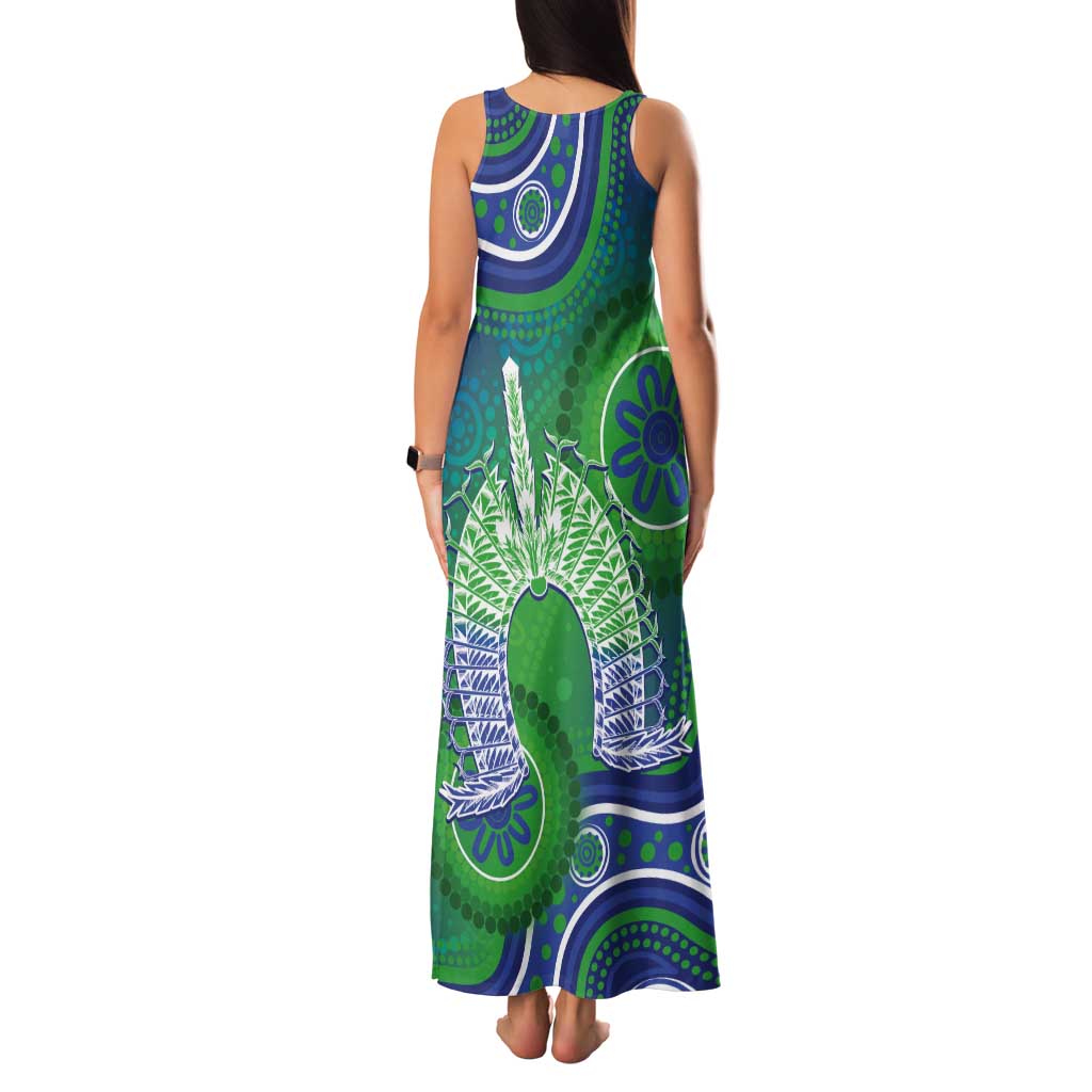 Australia Torres Strait Islanders Tank Maxi Dress Dhari Aboriginal Pattern