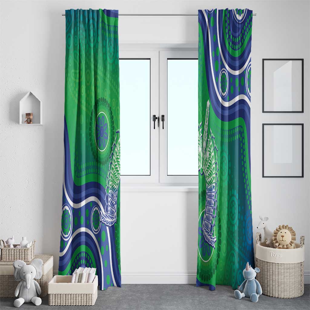 Australia Torres Strait Islanders Window Curtain Dhari Aboriginal Pattern