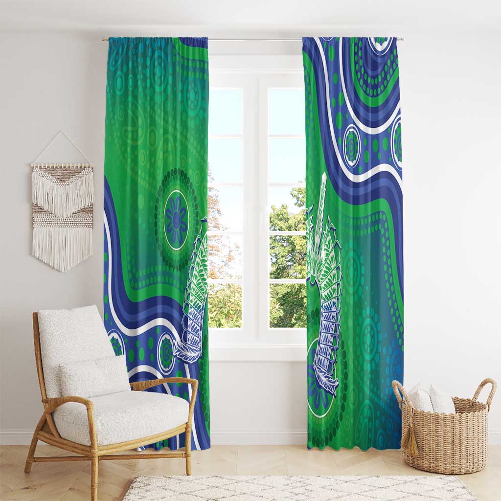 Australia Torres Strait Islanders Window Curtain Dhari Aboriginal Pattern