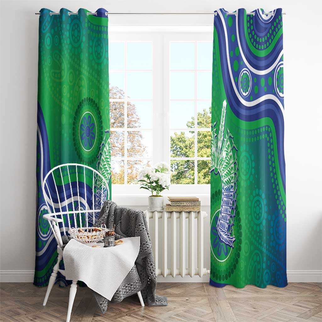 Australia Torres Strait Islanders Window Curtain Dhari Aboriginal Pattern