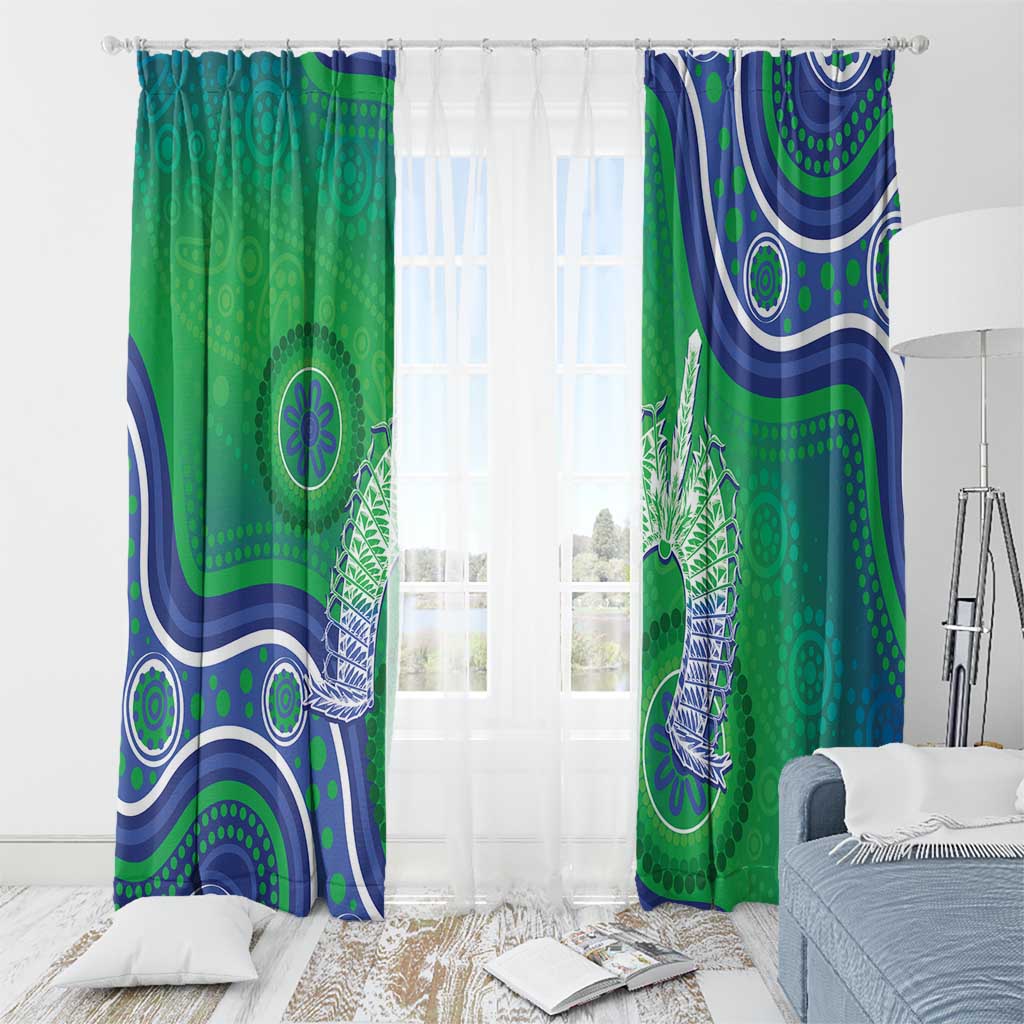 Australia Torres Strait Islanders Window Curtain Dhari Aboriginal Pattern