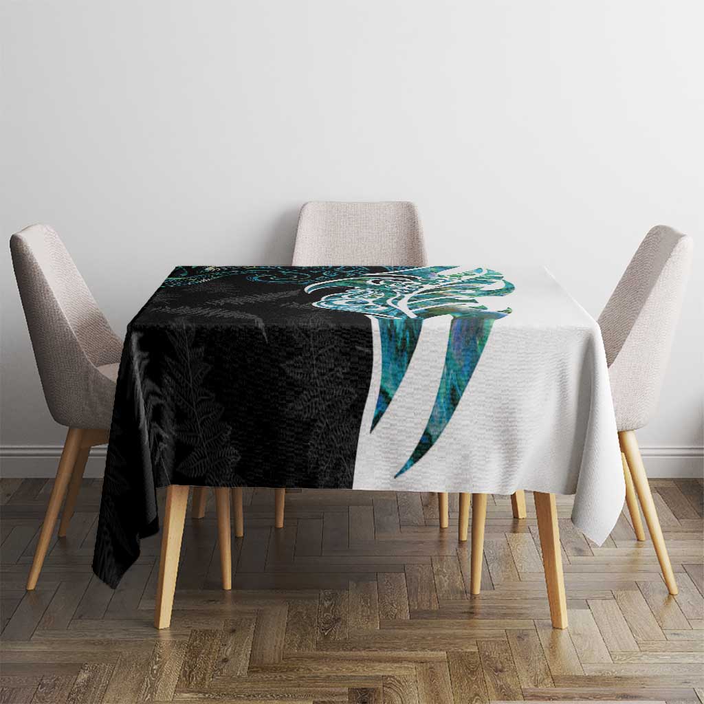 Proud Aotearoa Tablecloth Maori Silver Fern Mix Paua Shell Pattern