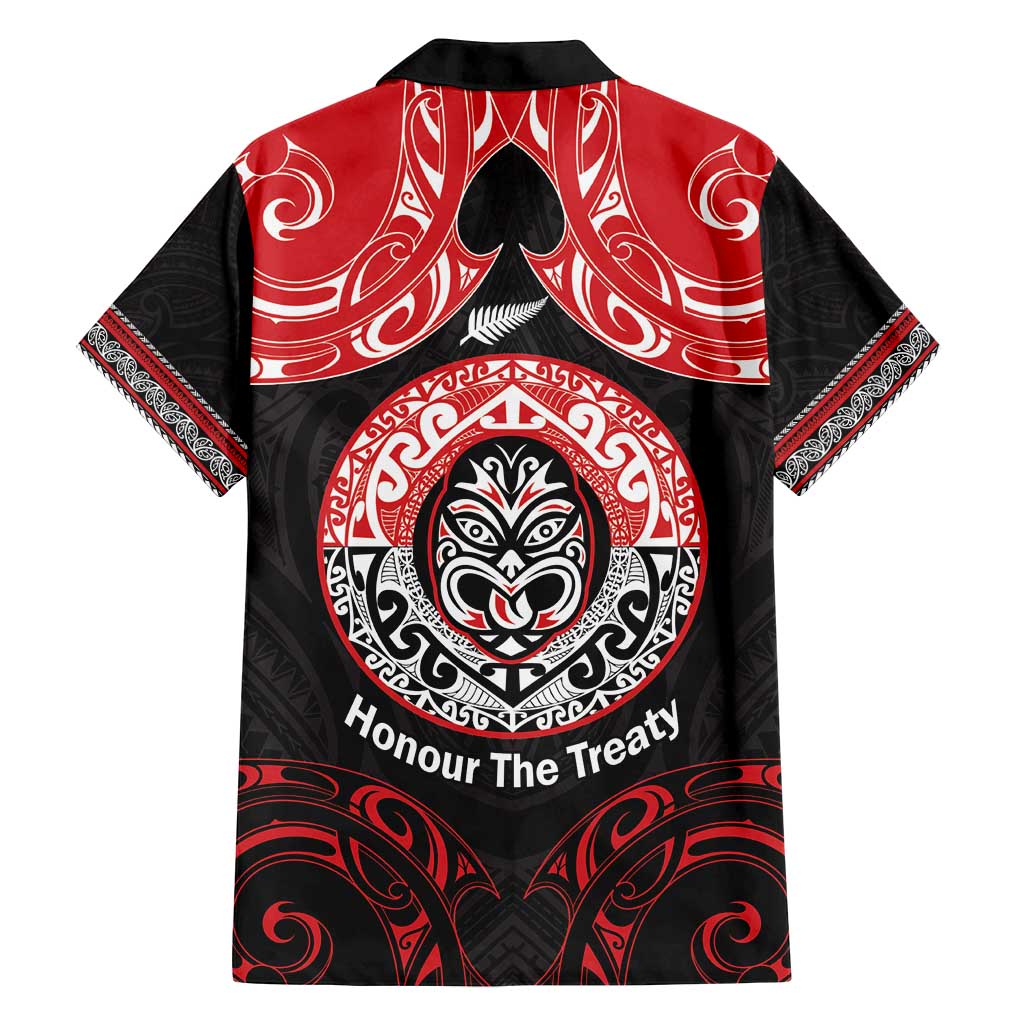 Aotearoa Toitu Te Tiriti Family Matching Puletasi and Hawaiian Shirt Haka Tiki Honour The Treaty