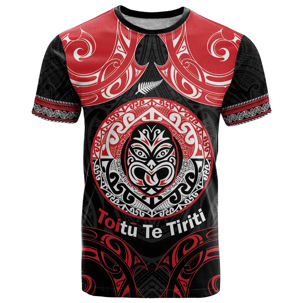 Aotearoa Toitu Te Tiriti T Shirt Haka Tiki Honour The Treaty - Vibe Hoodie Shop