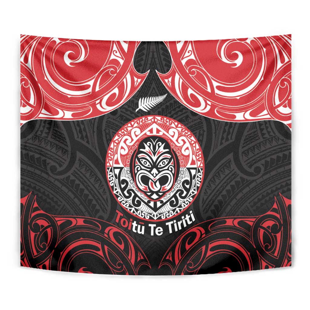 Aotearoa Toitu Te Tiriti Tapestry Haka Tiki Honour The Treaty - Vibe Hoodie Shop