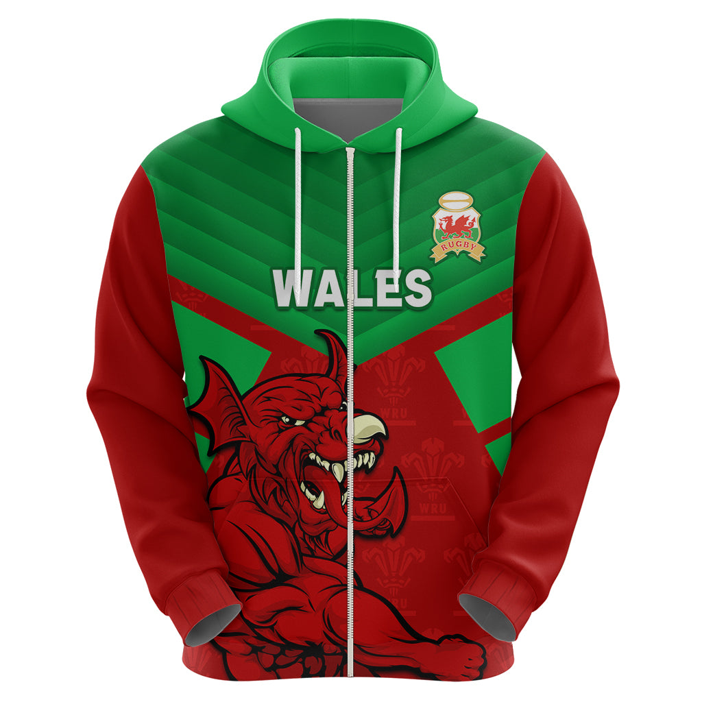 Custom Wales Rugby Hoodie 2024 Six Nations Come On Cymru Mascot Sporty - Vibe Hoodie Shop