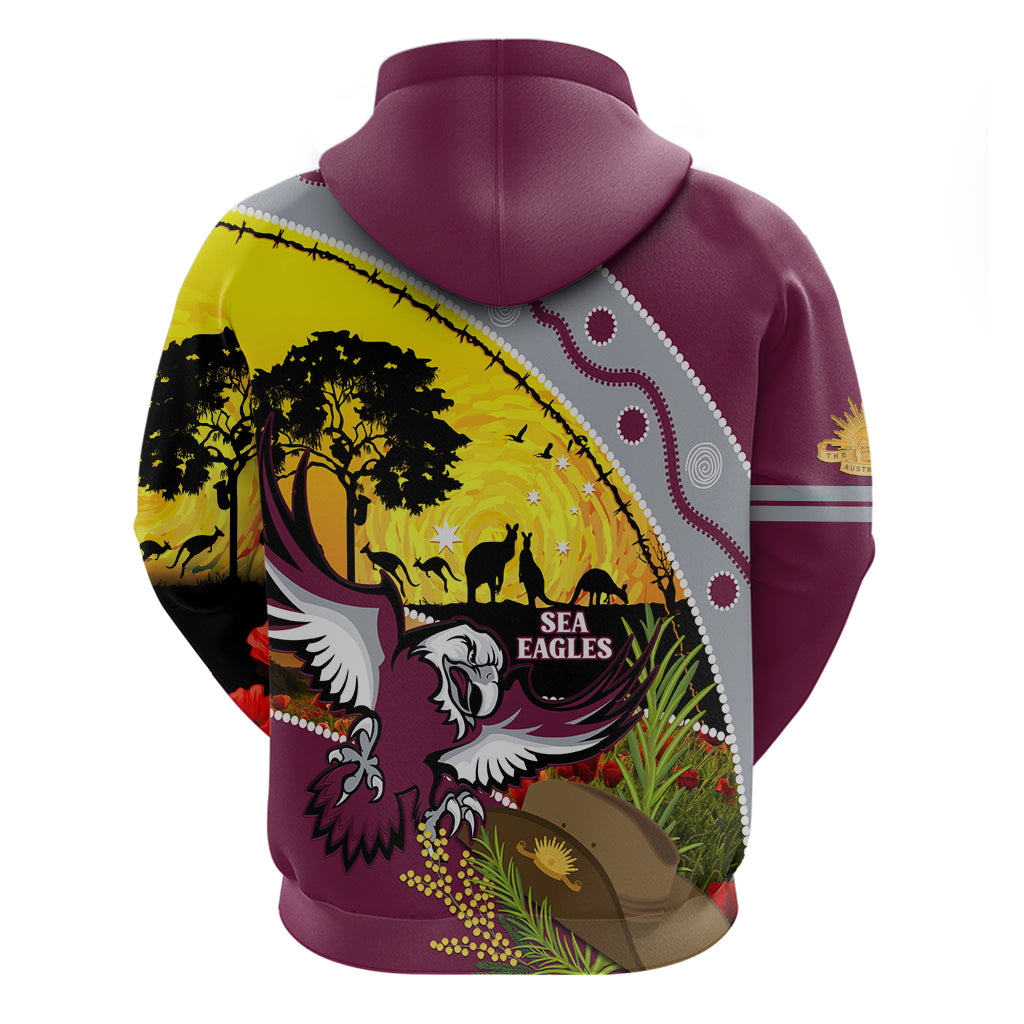 Eagles Rugby ANZAC Day Hoodie Silvertails Rosemary Starry Night - Vibe Hoodie Shop