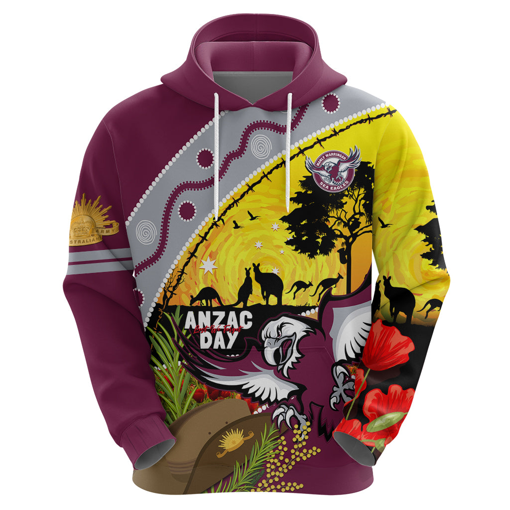 Eagles Rugby ANZAC Day Hoodie Silvertails Rosemary Starry Night - Vibe Hoodie Shop