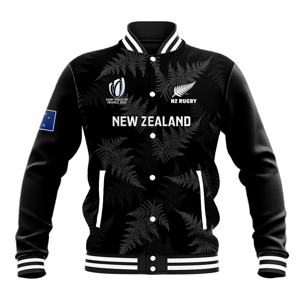 New Zealand Silver Fern Rugby Baseball Jacket 2023 Go Aotearoa World Cup - Vibe Hoodie Shop