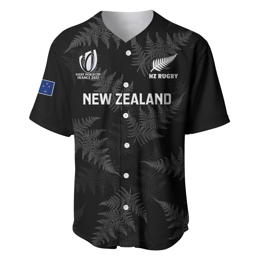 New Zealand Silver Fern Rugby Baseball Jersey 2023 Go Aotearoa World Cup - Vibe Hoodie Shop