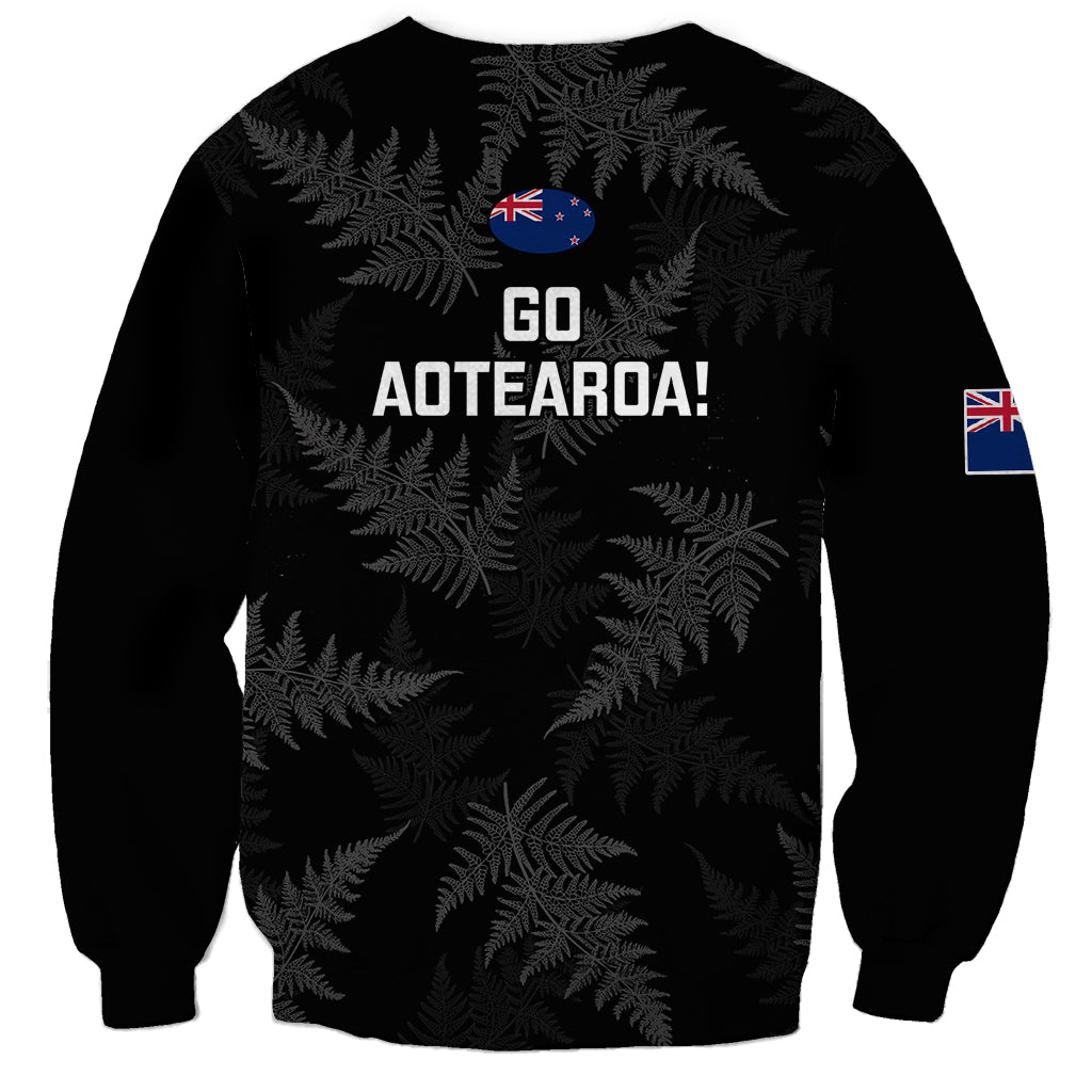 New Zealand Silver Fern Rugby Sweatshirt 2023 Go Aotearoa World Cup - Vibe Hoodie Shop